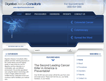 Tablet Screenshot of digestiveconsultant.com